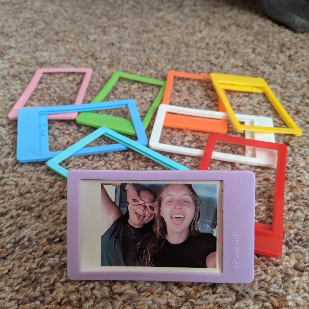 9 Polaroid Rainbow Frames